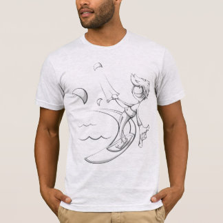 Strapless kitesurf t-shirt