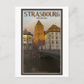 Strasboug - Ill River en St Thomas Briefkaart (Voorkant)