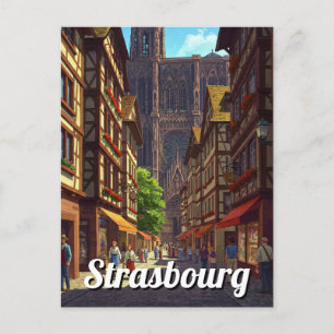 Strasbourg Frankrijk Reizen Briefkaart