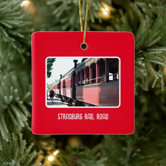 Strasburg Rail Road Train Ornament (Boom)