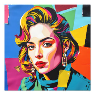 “Strasha” - Gloss Pop Collage Droom Foto Afdruk