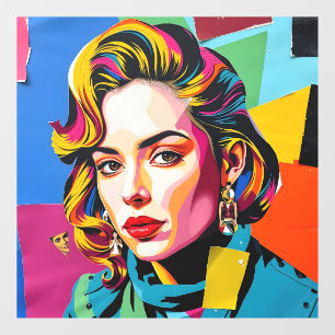 “Strasha” - Gloss Pop Collage Droom Raamsticker