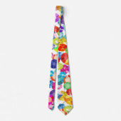strass arc-en-ciel homme col cravate (Dos)