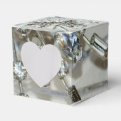 Strass Art Deco Elegant Bedankdoosjes (Voorkant Zijde)