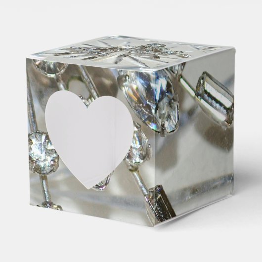 Strass Art Deco Elegant Bedankdoosjes (Voorkant Zijde)