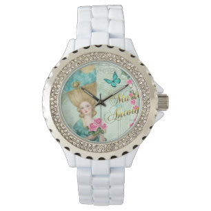  strass horloge Mint Dream