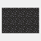 Strass op zwart inpakpapier vel (Voorkant)