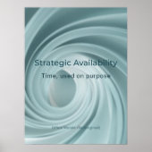 STRATEGIC AVAILABILITY POSTER (Voorkant)