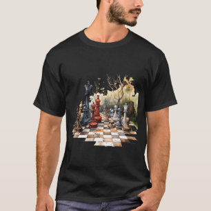 Strategic Moves: Chessboard King T-shirt