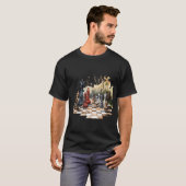 Strategic Moves: Chessboard King T-shirt (Voorkant volledig)