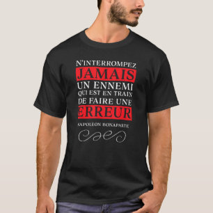 Strategisch advies van Napoleon Bonaparte French Q T-shirt