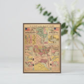  strategische kaarten voor de burgeroorlog, 1861 (Staand voorkant)