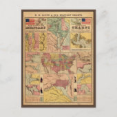  strategische kaarten voor de burgeroorlog, 1861 (Voorkant)