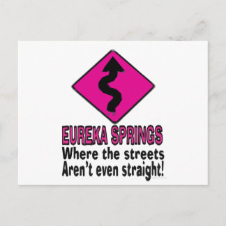 straten van Eureka Springs Briefkaart
