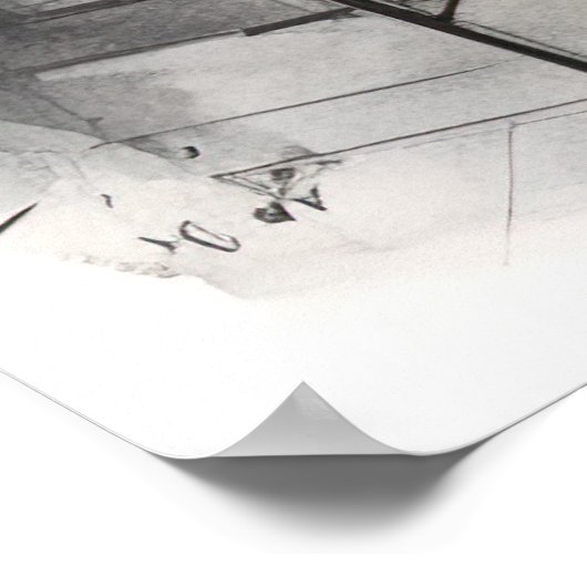 Straten van het Poster van de Waterverf van Parijs (Hoek)