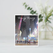 straten van hong kong briefkaart (Staand voorkant)