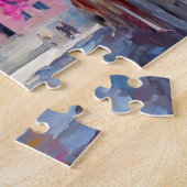 Straten van Italië Moderne Abstracte kunst Legpuzzel (Zijkant)