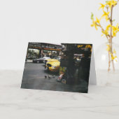 “Straten van New York City” Beterschapkaart Kaart (Gele Bloem)