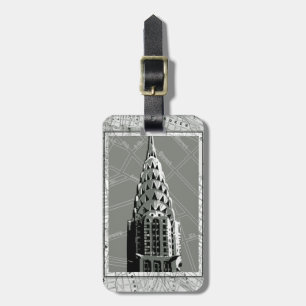 Straten van New York met Empire State Building Bagagelabel