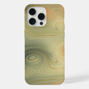Strates dorées Agate orange brûlé vert pêche