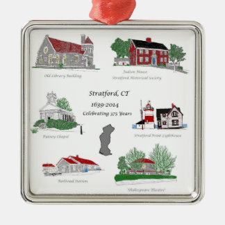 Stratford 375 in kleur metalen ornament