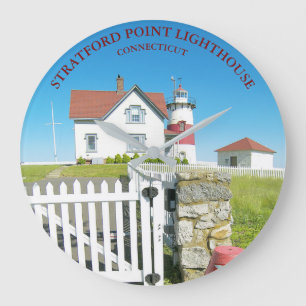 Stratford Point Lighthouse Connecticut Grote Klok
