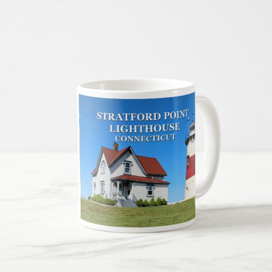 Stratford Point Lighthouse, Mok in Connecticut (Voorkant rechts)