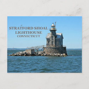 Stratford Shoal Lighthouse, Connecticut Briefkaart