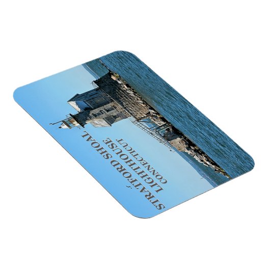 Stratford Shoal Lighthouse, Connecticut Magneet (Rechterzijde)