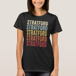 Stratford Texas Stratford TX Retro tekst T-shirt