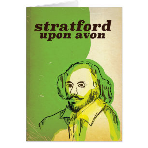 Stratford upon Avon oude stijl reisposter