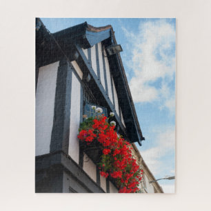 Stratford-upon-Avon Rode Bloem Foto Legpuzzel