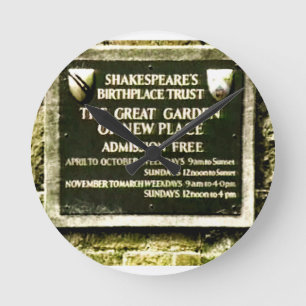 Stratford-upon-Avon Shakespeare's geboorte Gibney Ronde Klok