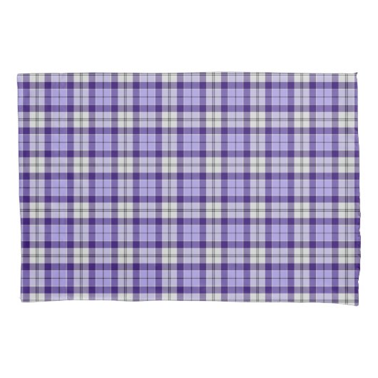 Strathclyde Scotland District Tartan Paarse Plaid Kussensloop (Voorkant)