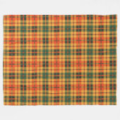 Strathearn clan Pset Scottish tartan Fleece Deken (Voorkant (Horizontaal))