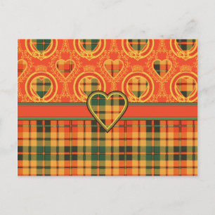 Strathearn Scottish Tartan Briefkaart
