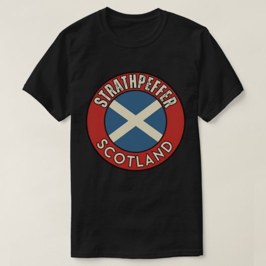 Strathpeffer, Schotland T-shirt (Design voorkant)