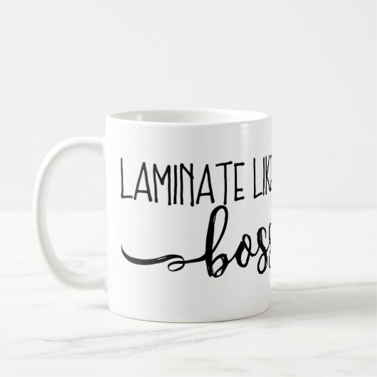 Stratifié comme une tasse de patron (Gauche)