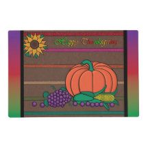 Thanksgiving Laminate Set de table