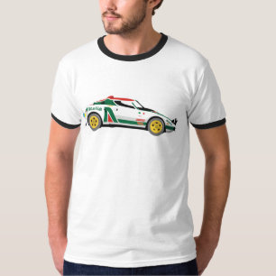 Stratos Rally Auto Kleur T-shirt Wandeleend