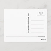 Stratosfeer in Paars Briefkaart (Achterkant)