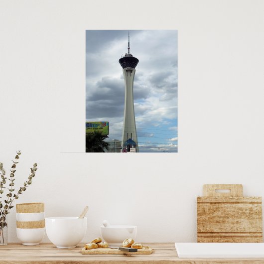 Stratosphere Las Vegas Closeup Poster (Keuken)