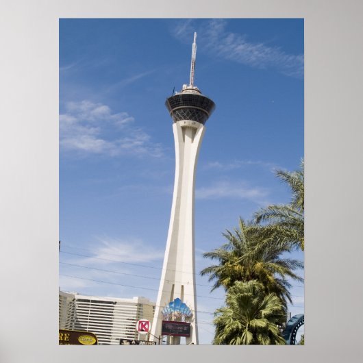 Stratosphere Las Vegas Tower Poster Imprimer (Devant)