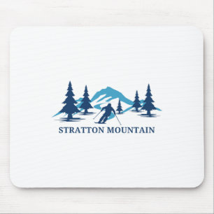 Stratton Mountain Vermont Skigebied Skiën Skiloper Muismat