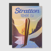 Stratton Vermont ski reisposter (Voorkant / Achterkant)