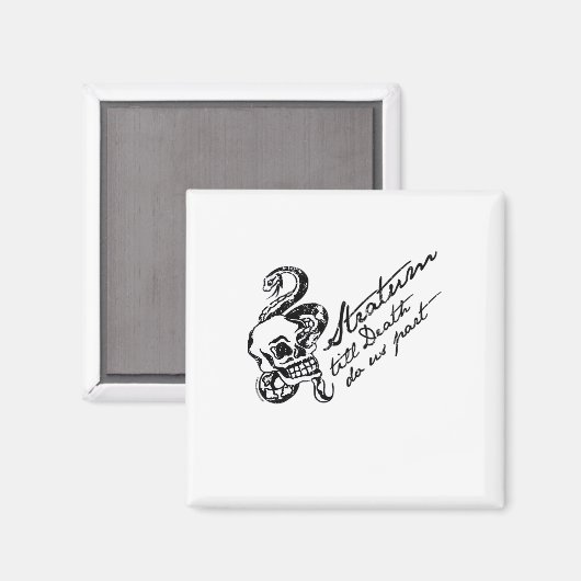 Stratum Tot de Dood Ons Scheidt Magneet (Voorkant / Achterkant)