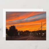 Stratus Sunset Feestdagenkaart (Voorkant / Achterkant)