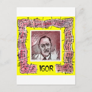 Stravinsky briefkaart