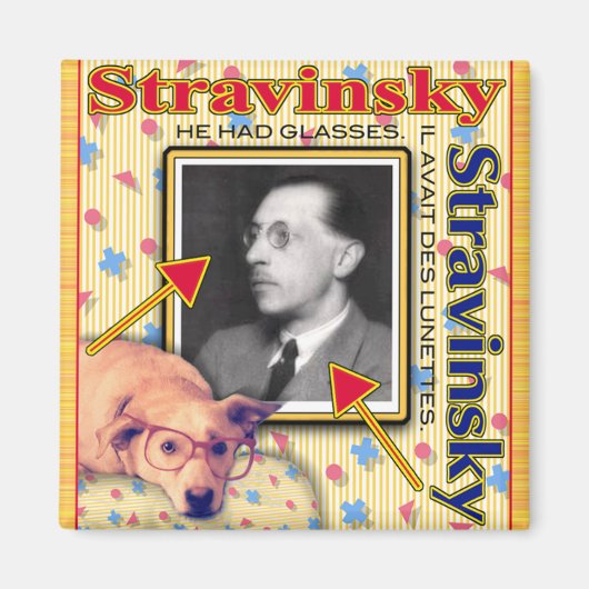 STRAVINSKY MAGNEET (Voorkant)