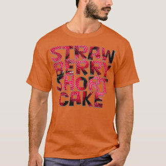 STRAW BERRY KORTE TAART T-SHIRT